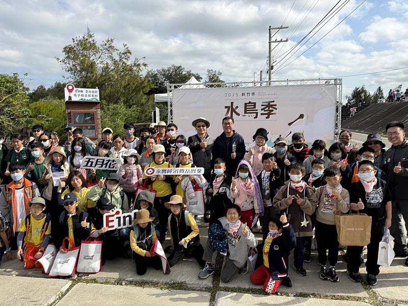 2025新竹市水鳥季產發處處長嚴翊琦到場賞鳥