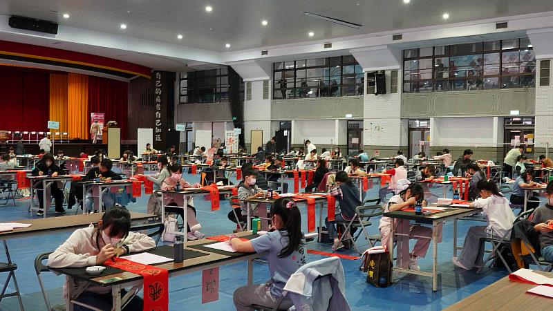 「2025苗栗廣亞盃全國春聯書法比賽」決賽現場