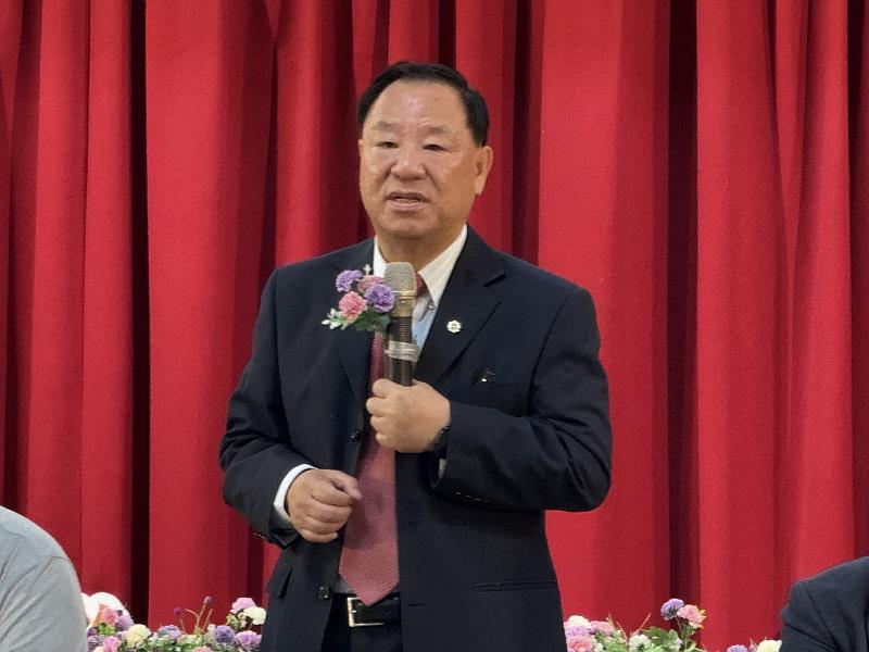 中國青年救國團葛永光主任致詞。