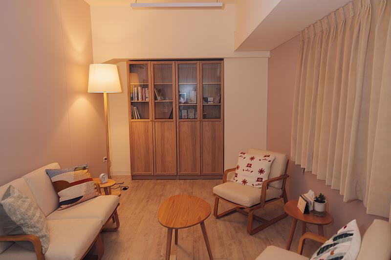 汐止區社區心衛中心諮商室。圖/新北市政府衛生局