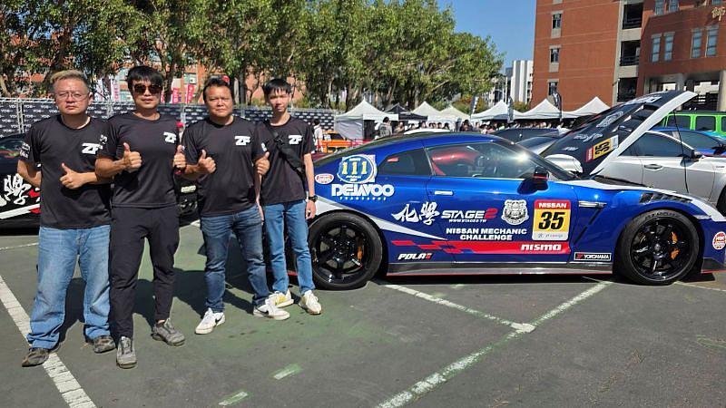 【極速榮耀，台灣之光】南臺科大第36屆汽機車大展【拉力 × 直線聯合展區】，感謝重要夥伴ZF 直線加速．ZeroFour團隊成員在展區跑車前合影。ZF團隊代表尤國展先生分享台灣賽事文化的專業與熱情，該團隊更於車展期間遠赴泰國參與國際競速大賽，成功將台灣的極速技術與專業帶向國際，堪稱「台灣之光」。本屆聯合展區讓觀眾近距離感受直線競速最純粹的速度與專業精神。