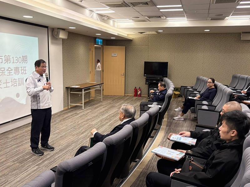 消防局陳崇岳局長致詞。