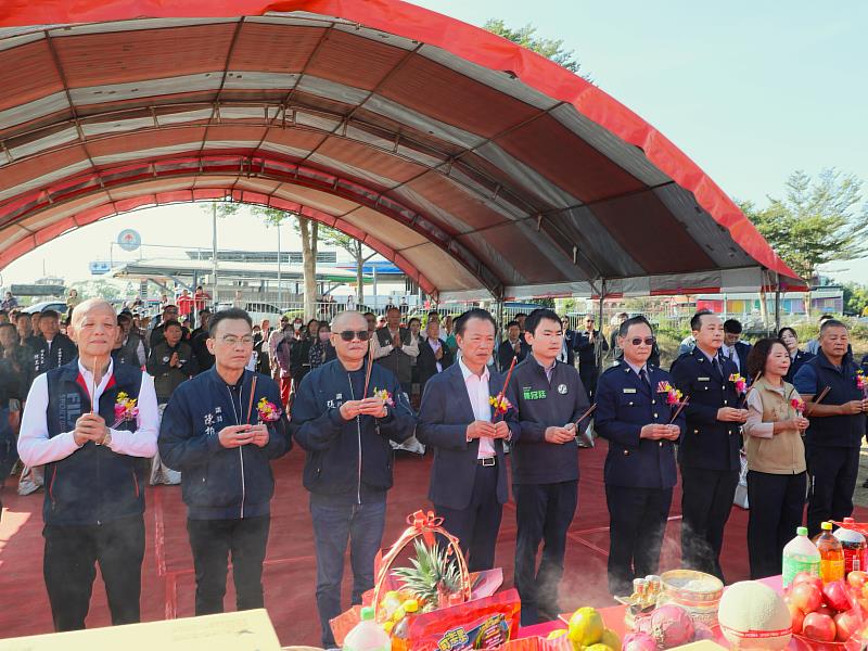 中埔鄉三和派出所辦公廳舍新建工程動土