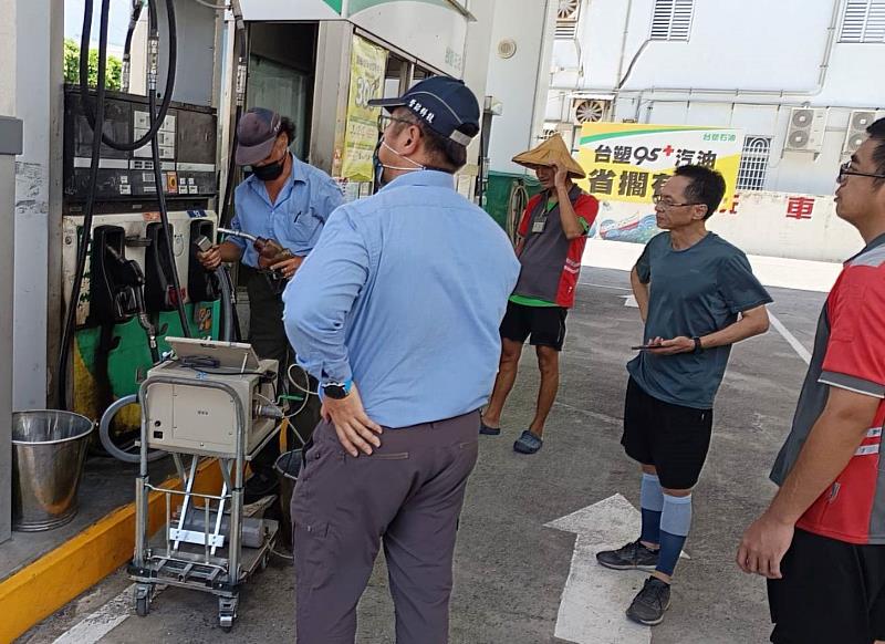 臺東縣加油站油氣回收查核全數合格