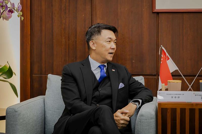 葉偉傑代表致詞。