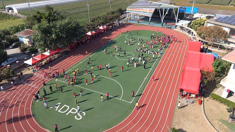 安東國小舉辦66週年校慶暨PU跑道落成啟用儀式