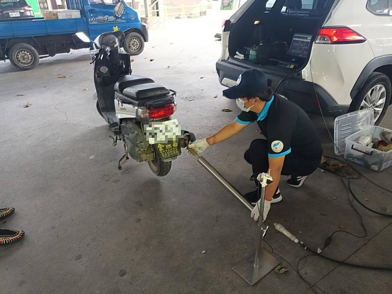 臺東62處機車排氣定檢站提供服務 偏鄉巡檢到位 機車定檢率奪全國第1