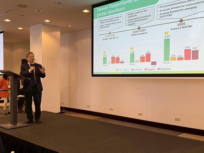 龔部長出席台捷商務合作交流午宴。