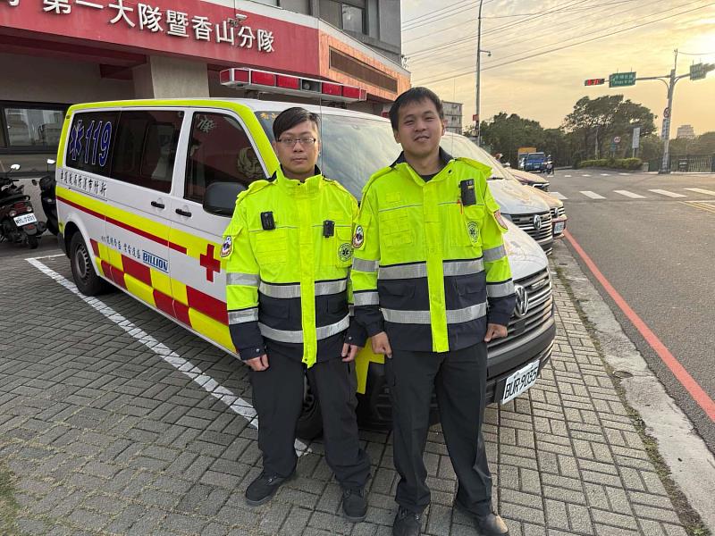 竹市消防員英勇搶救OHCA男 邱臣遠：充分展現救護專業與量能