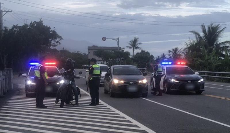 臺東縣警局交通大執法 助民眾養成良好用路習慣