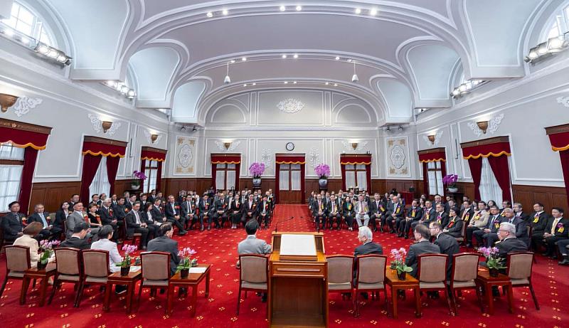 賴清德總統接見獲獎代表