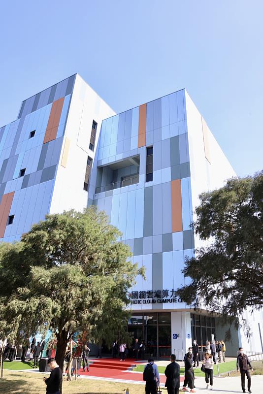 南科國網雲端算力中心成為南科新地標。