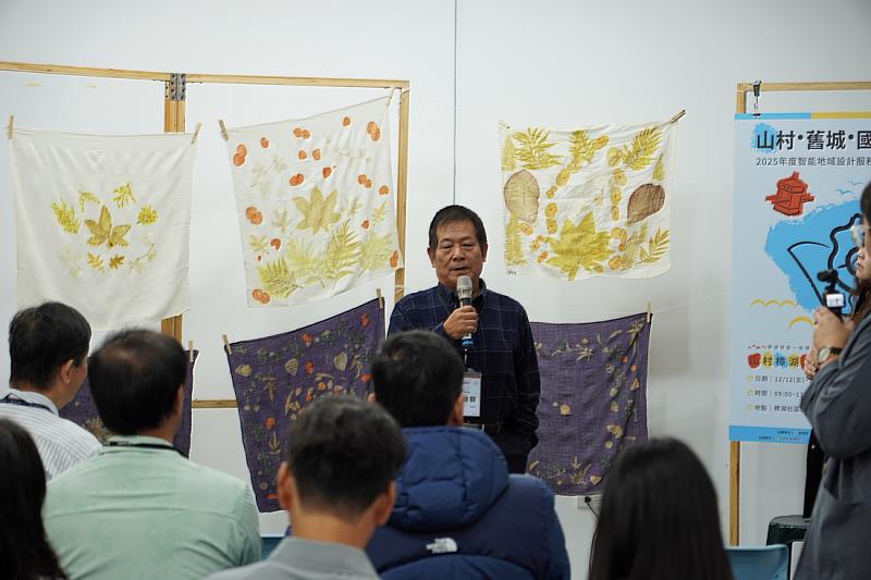 樟湖生態國中小陳清圳校長開幕致詞。