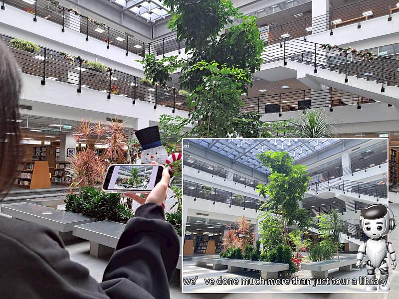 元智大學圖書館正式啟用「AI智慧語音導覽服務」。