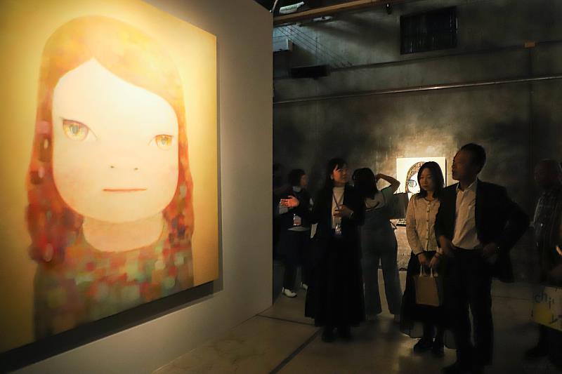 奈良美智10年巡展抵嘉，「凋謝的花（2020版）」首度在台展出-1