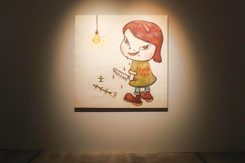 奈良美智10年巡展抵嘉，「凋謝的花（2020版）」首度在台展出-2