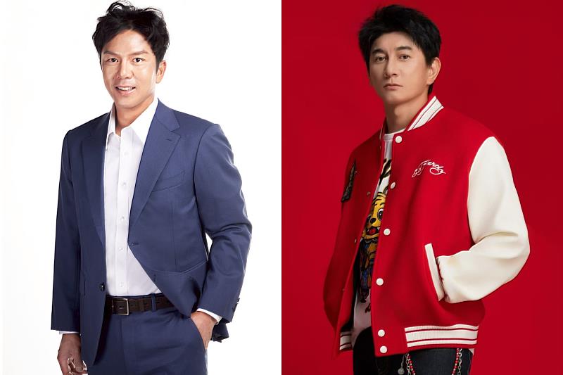 輔大傑出校友共分五大類別，吳奇隆（左）和周思齊（右）為「藝能體育類」，兩人在其領域中表現亮眼。