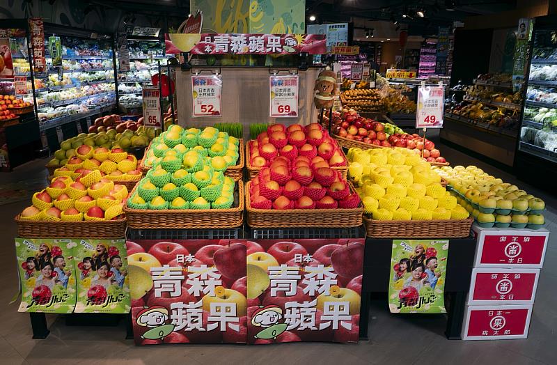 青森蘋果以嚴謹標準,10天內從日本直送全聯、大全聯門市。