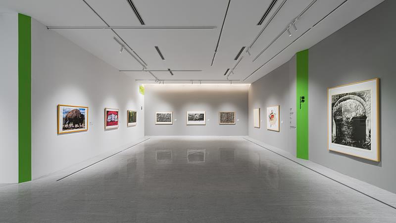 「中華民國第二十一屆國際版畫雙年展」(前屆)展覽現場