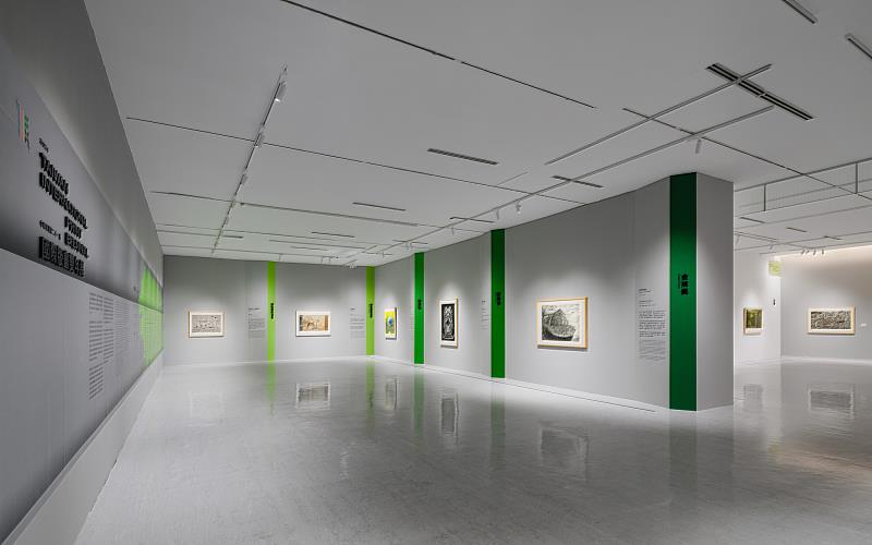 「中華民國第二十一屆國際版畫雙年展」(前屆)展覽現場