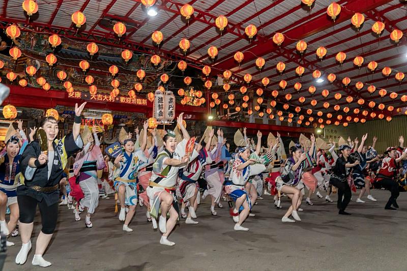 日本東京高圓寺阿波舞至代天府合照。