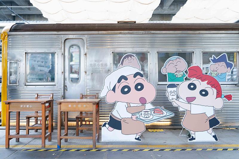 「蠟筆小新電影大冒險期間限定店」於臺中驛站熱鬧登場。圖／有你共創提供