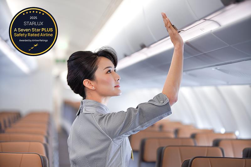 星宇航空榮獲國際權威航空評鑑機構Airline Ratings頒發最高等級榮譽7-Star PLUS認證，為全球史上第3家獲得此項頂尖認證的航空公司。