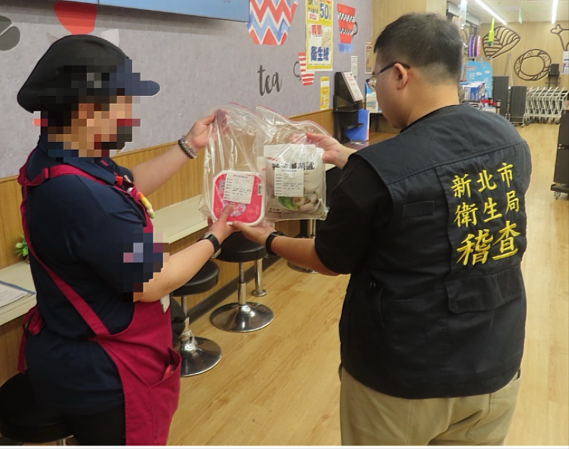 賣場抽驗湯圓照片