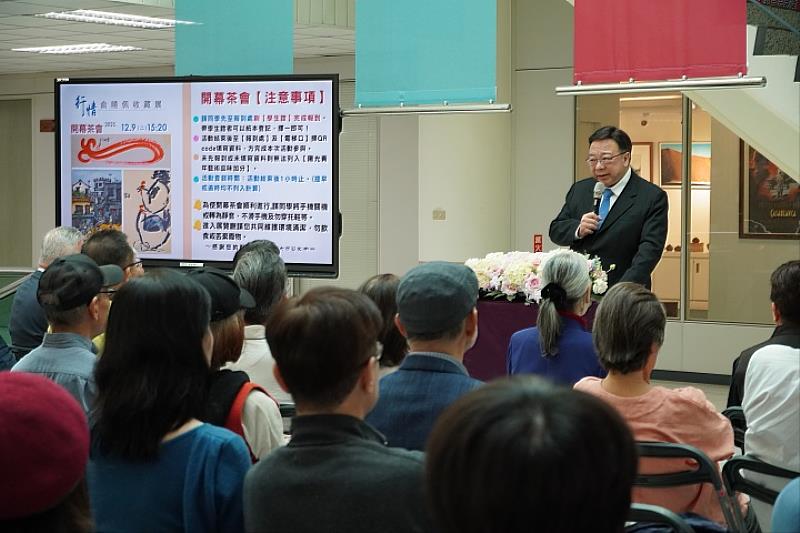 劉維琪校長強調,AI時代更需審美力與創造力,中華大學透過多元藝文活動與線上展覽,打造豐富的學習場域。