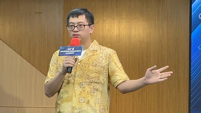 獵戶科技股份有限公司柯承佑執行長致詞。