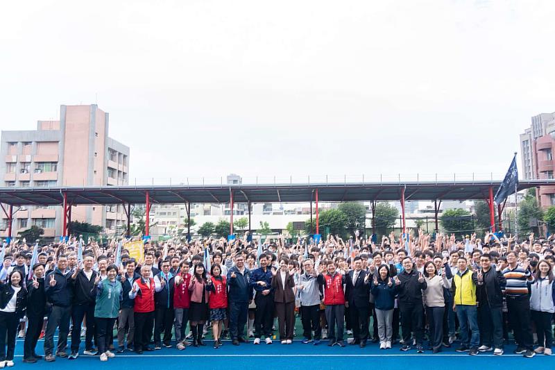 新竹高工114學年度全校運動會大合影。