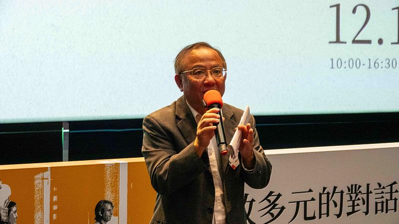 內政部宗教及禮制司司長林振祿致詞。(圖由世界宗教博物館提供)