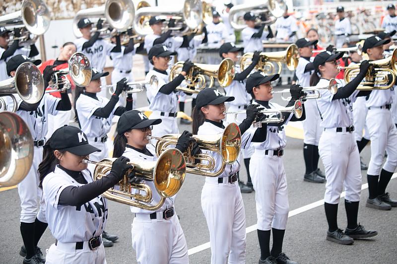 南興國中管樂隊。