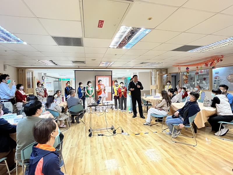 長庚護理之家演練夜間防災應變 展現高效處理能力