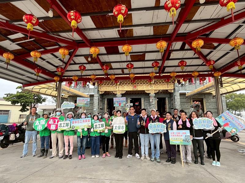 村里清潔大作戰前進太保 公私協力整治商圈夜市環境