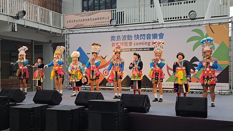 文化訊號向世界發聲！舒米恩攜手部落青年為2026東博會暖身開唱