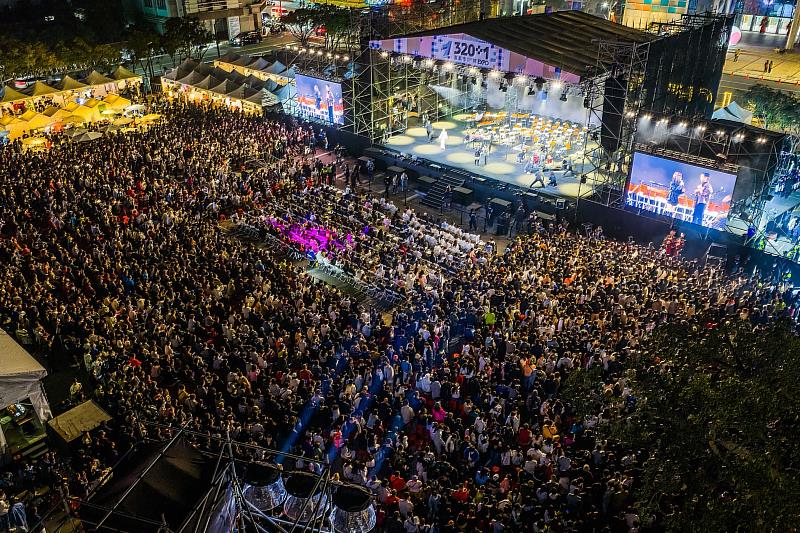 「320+1嘉義市城市博覽會」開幕一週破120萬人次。