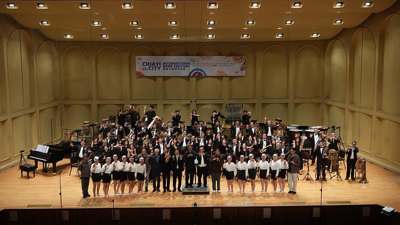 臺日韓跨界聯演 與企業攜手共譜城市永續未來 2025嘉義市國際管樂節開幕音樂會登場