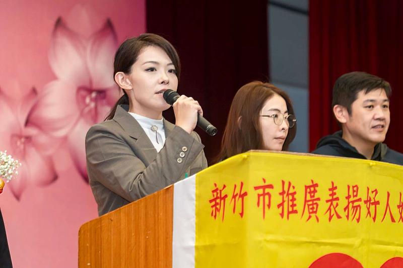 高虹安市長致詞。