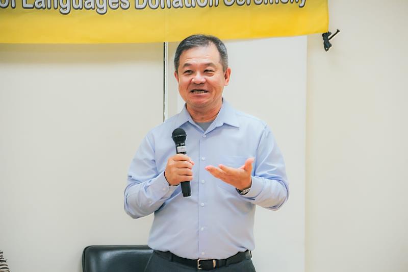 王師凱校友期許捐款能協助母校強化AI發展基礎，讓學校在新世代教育浪潮中持續領航。
