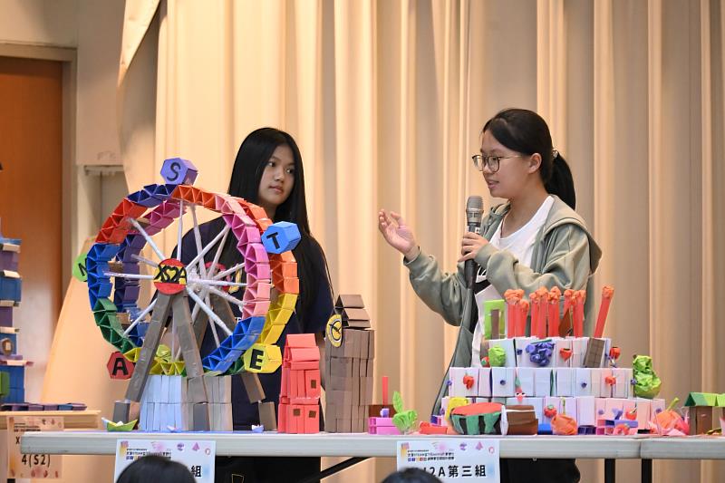 第三屆文藻STEAM盃競賽，第一名獲獎作品學生團隊進行發表 。