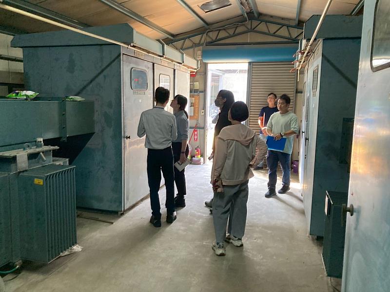 北港分部執行溫室氣體排放盤查。