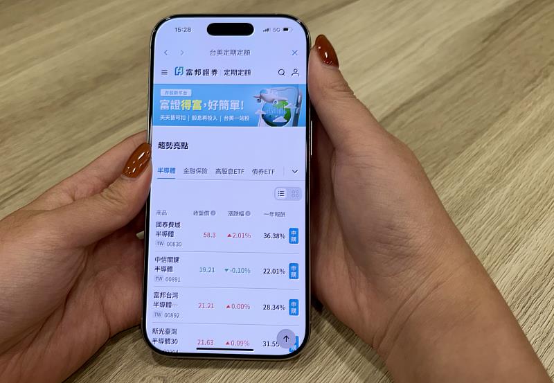富邦證券全新推出「台美股定期定額」整合平台，滿足投資人對小額、長期投資的需求。