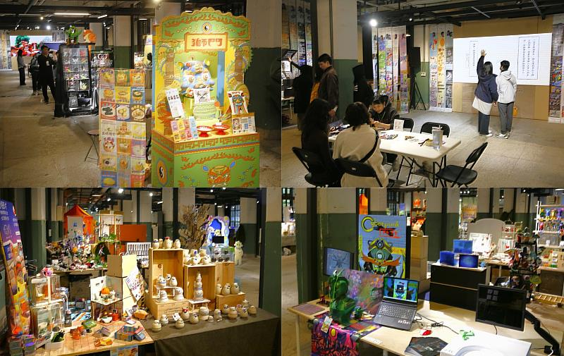 《作東 ◎ 東作》松菸畢業總展展覽現場，多元特色作品齊聚一堂。