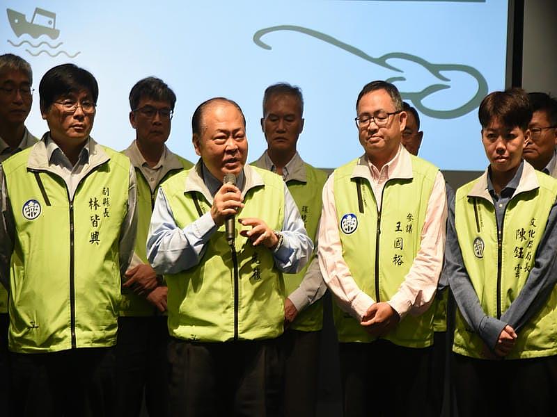 陳光復縣長說明縣政未來展望。