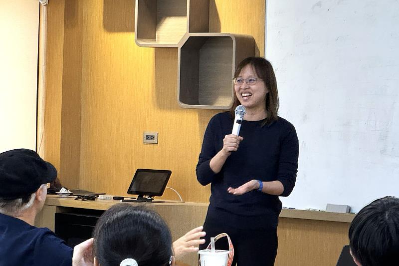 南大教發中心主任於社群成果發表會致詞，期盼透過交流分享，為南大教學注入更多合作與創新動能。