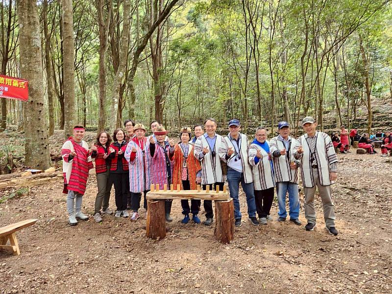 泰雅獵寮啟用祈福