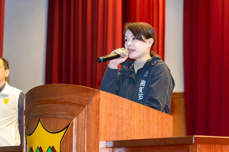 高虹安市長致詞。