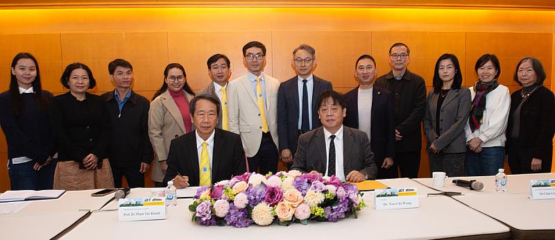 文化大學擘劃國際布局 與越南茶榮大學簽署姊妹校協議