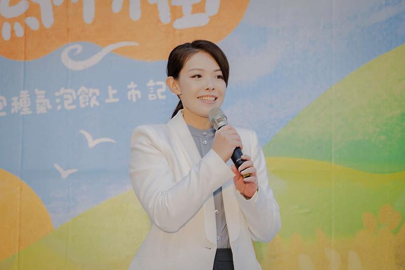 市長高虹安致詞邀請大家一同支持在地好米。